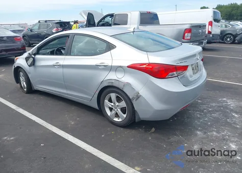2013 Hyundai Elantra Gls from USA, damaged, VIN 5NPDH4AEXDH418005